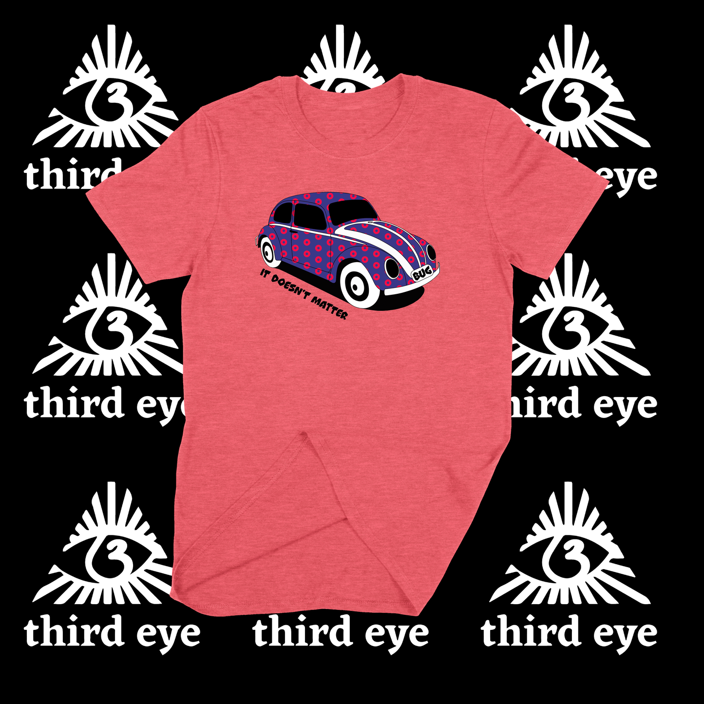 Phish Lot Shirt Bug VW Beetle Unisex Softstyle T