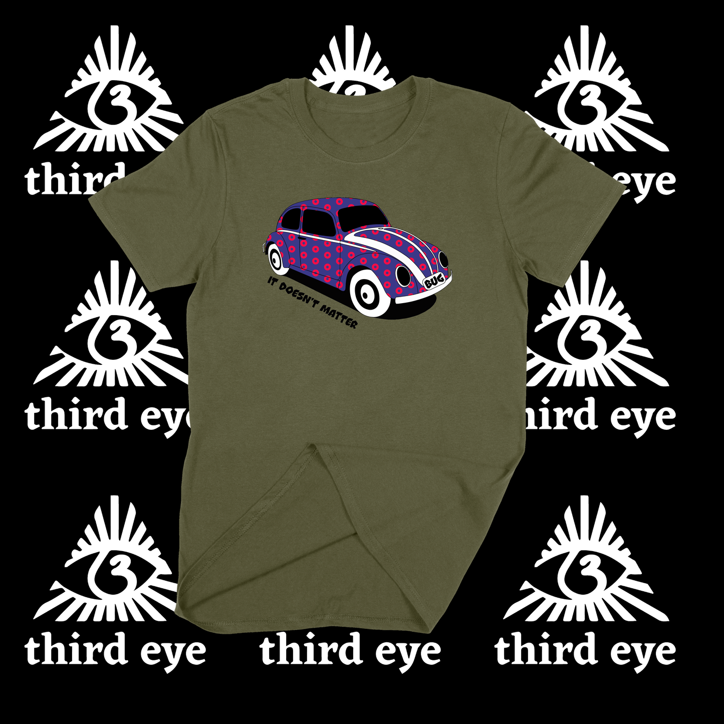 Phish Lot Shirt Bug VW Beetle Unisex Softstyle T