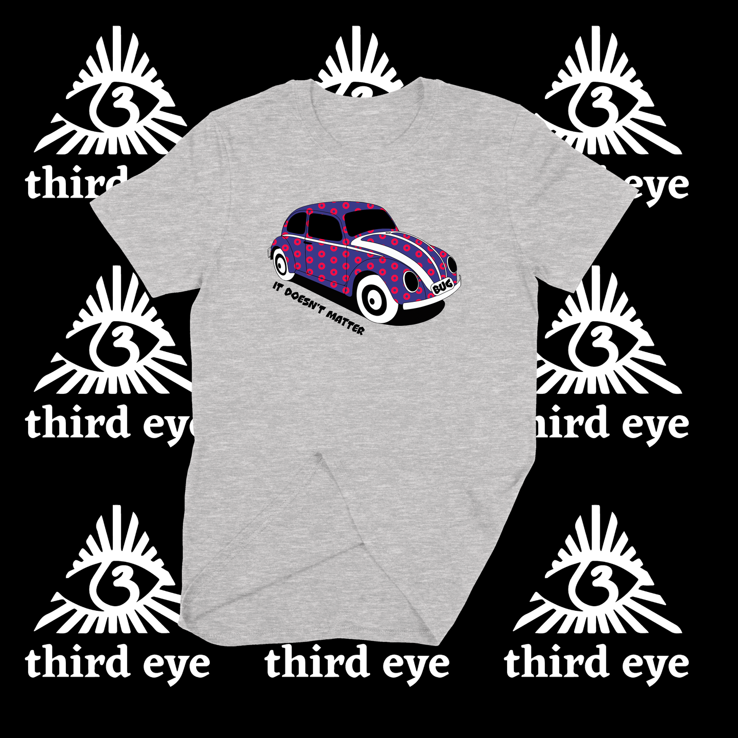 Phish Lot Shirt Bug VW Beetle Unisex Softstyle T