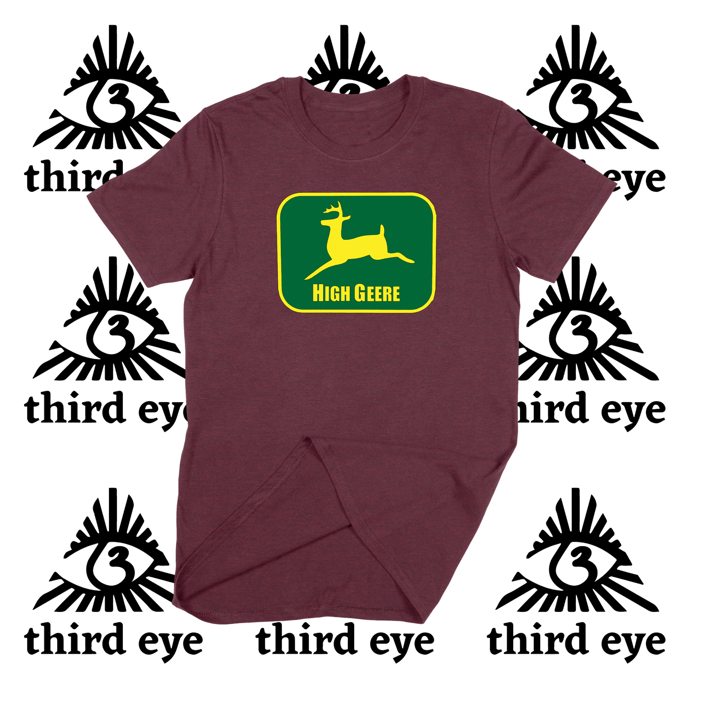 Phish Lot Shirt Run Like an Antelope John Deere Green Unisex Softstyle T