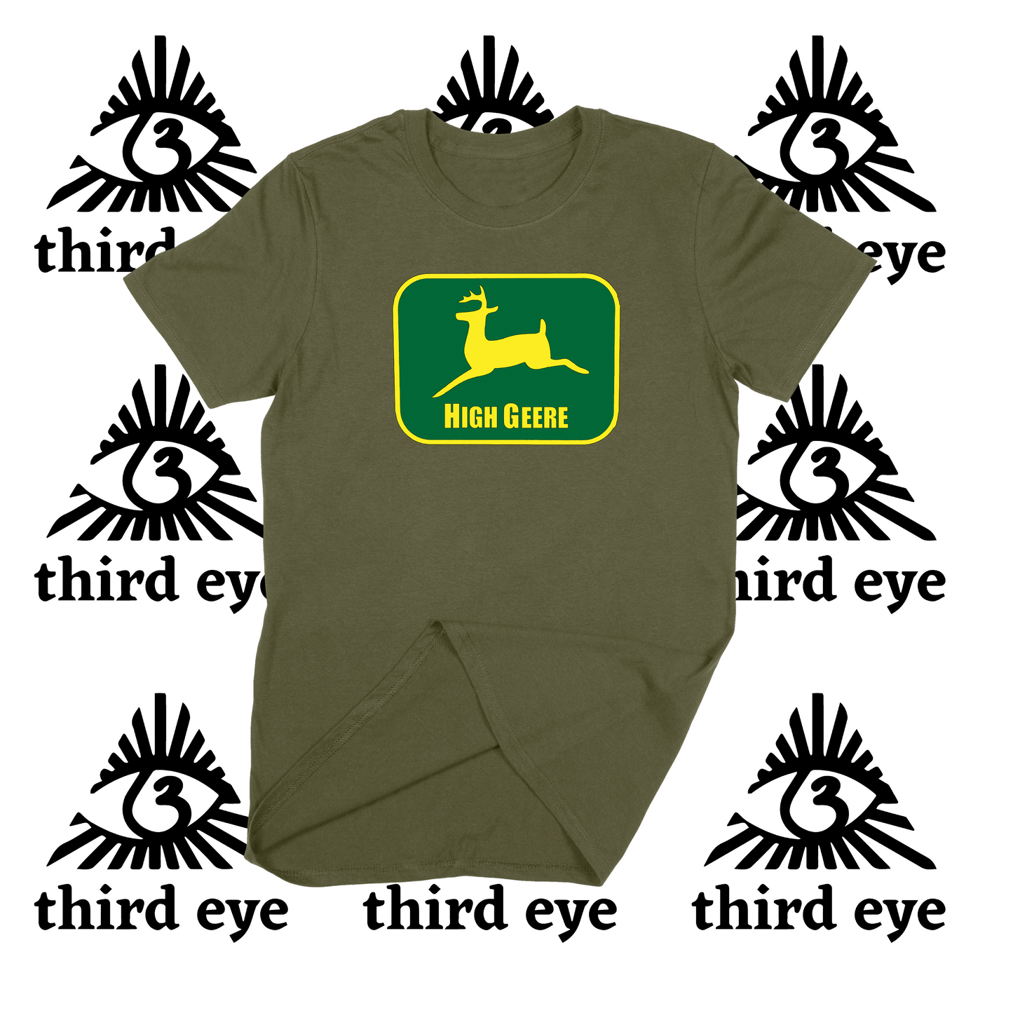 Phish Lot Shirt Run Like an Antelope John Deere Green Unisex Softstyle T