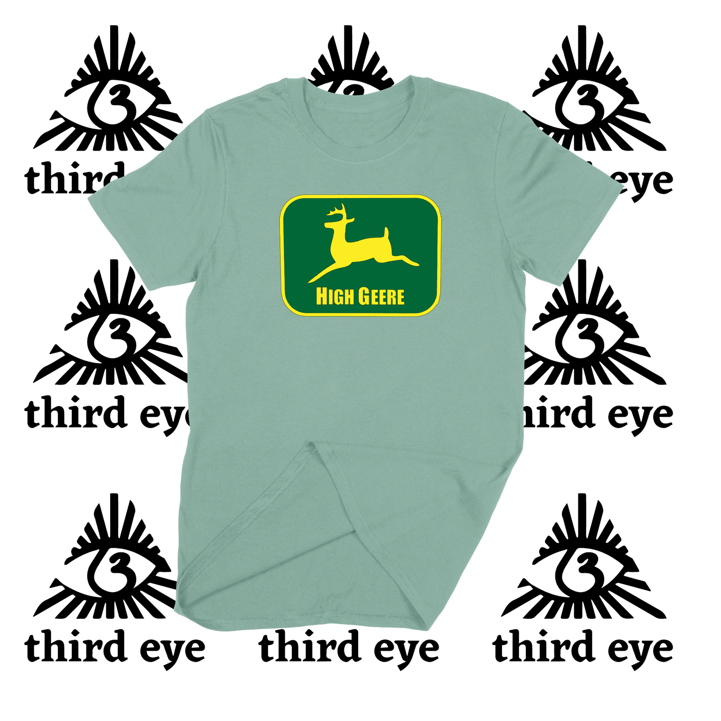 Phish Lot Shirt Run Like an Antelope John Deere Green Unisex Softstyle T