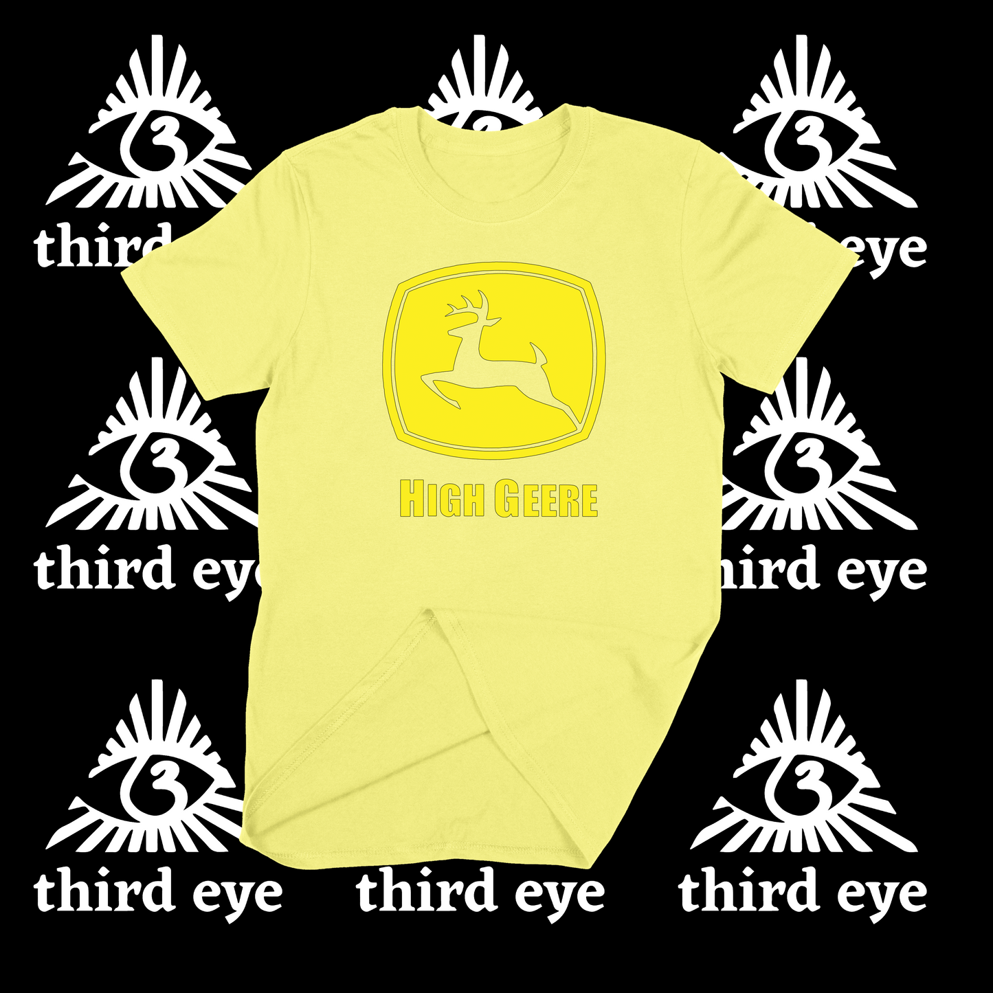 Phish Lot Shirt Run Like an Antelope John Deere Yellow Unisex Softstyle T