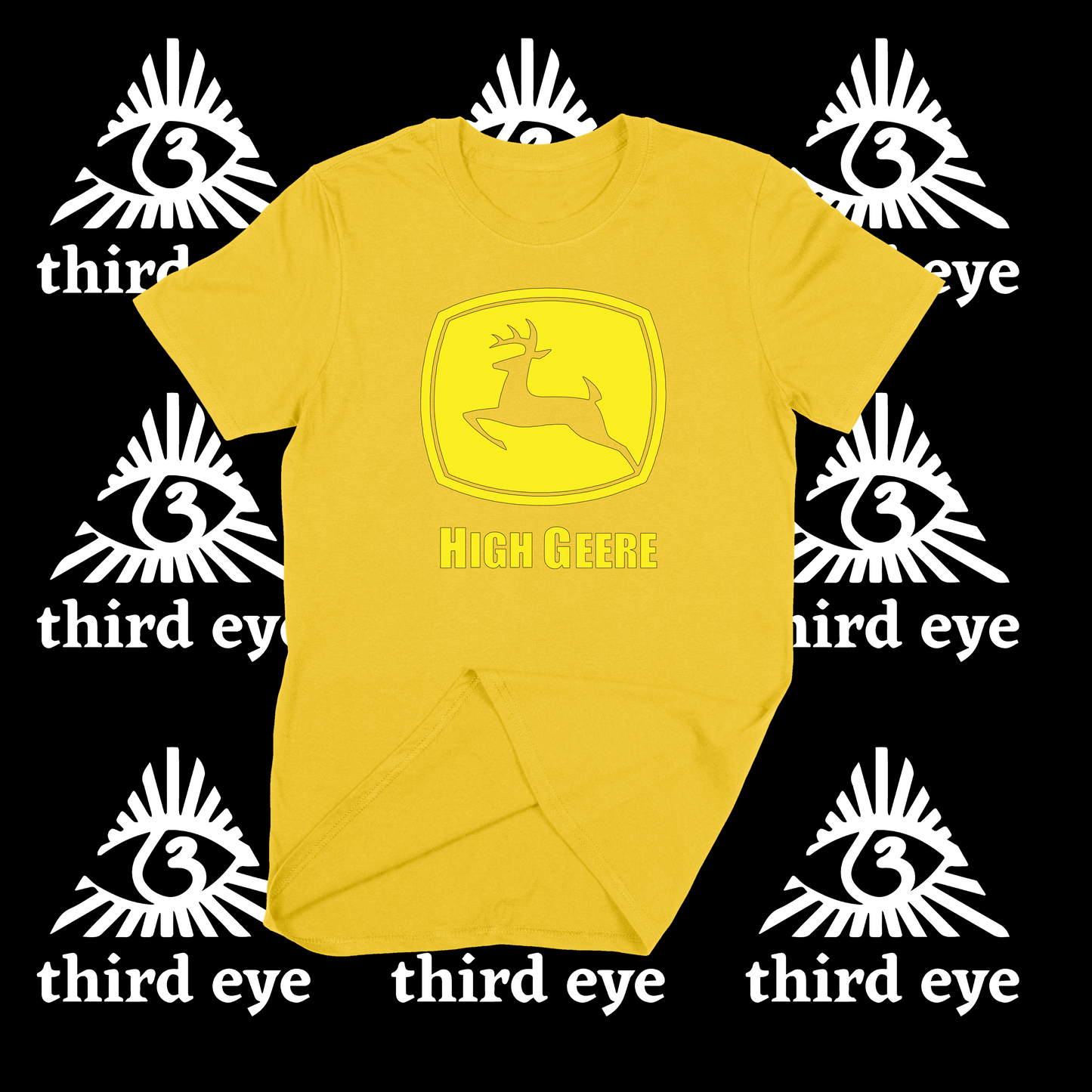 Phish Lot Shirt Run Like an Antelope John Deere Yellow Unisex Softstyle T