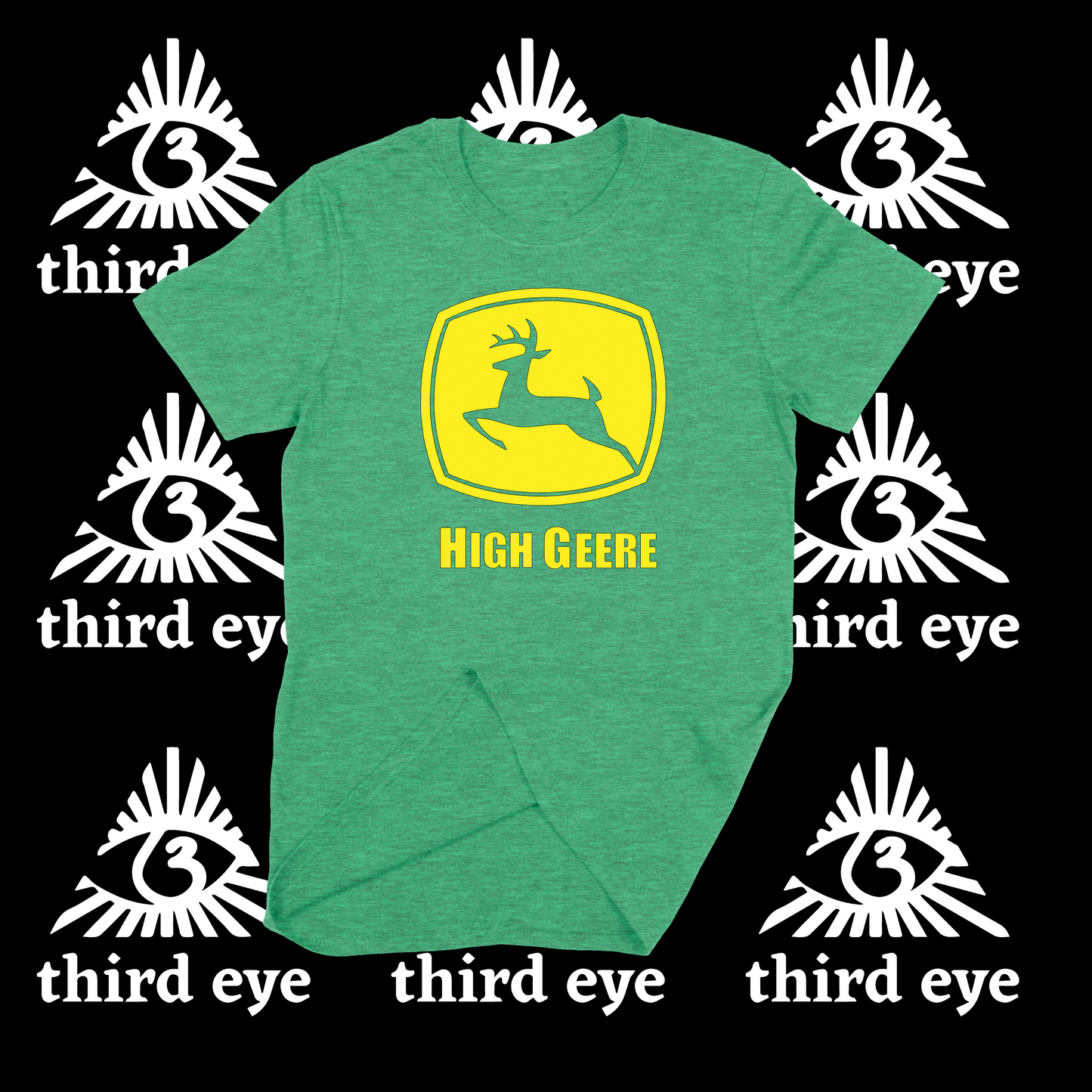 Phish Lot Shirt Run Like an Antelope John Deere Yellow Unisex Softstyle T