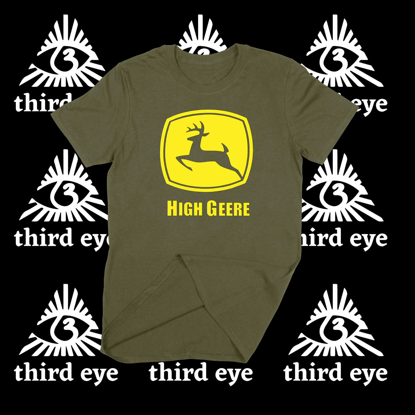 Phish Lot Shirt Run Like an Antelope John Deere Yellow Unisex Softstyle T