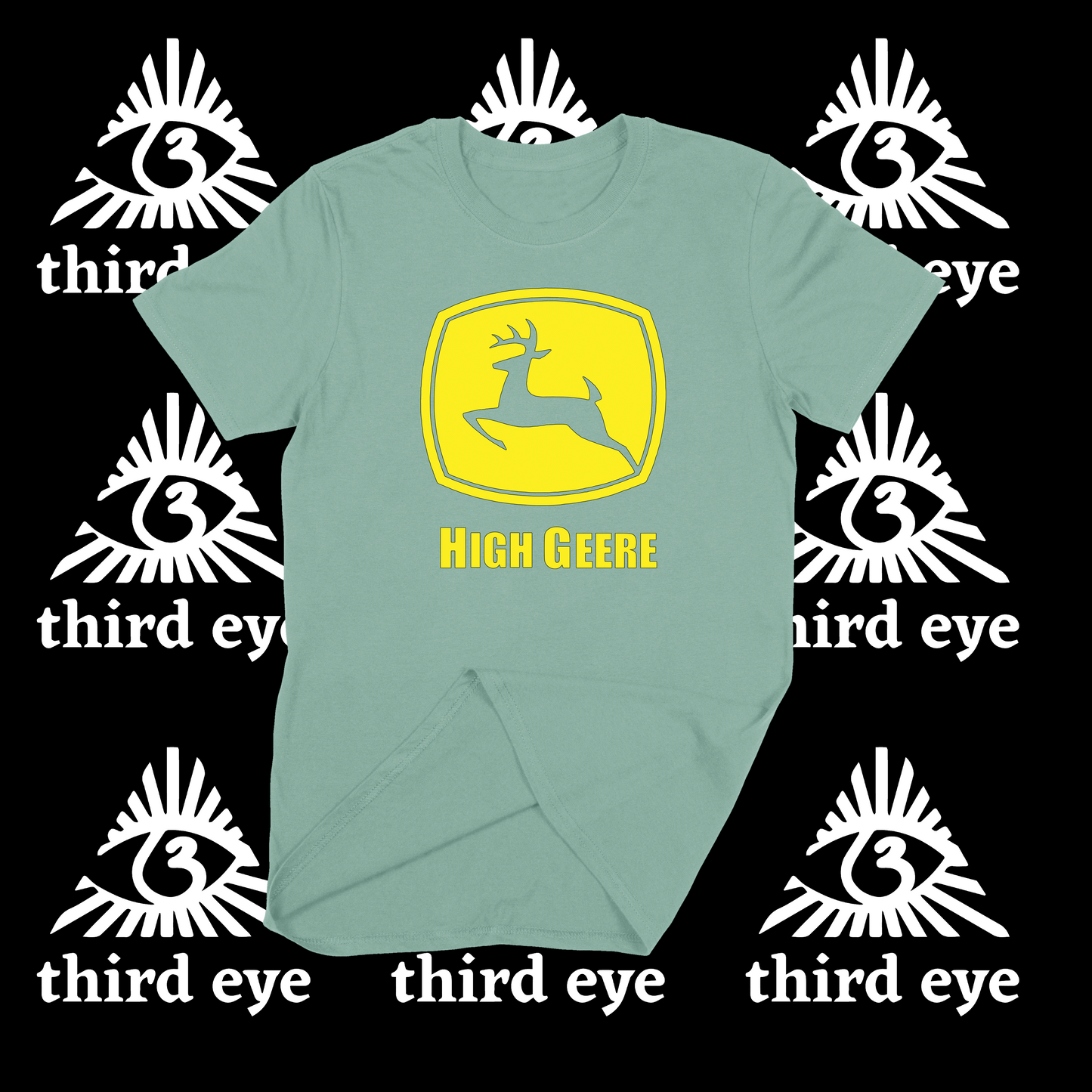 Phish Lot Shirt Run Like an Antelope John Deere Yellow Unisex Softstyle T